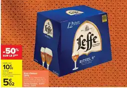 Carrefour Bière d’Abbaye LEFFE offre
