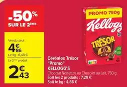 Carrefour Céréales Trésor Promo KELLOGG’S offre