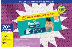 Carrefour Pampers Baby-Dry Maxi Economy Pack offre