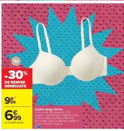 Carrefour Soutien-gorge femme offre