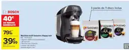 Carrefour Machine multi-boissons Happy noir offre