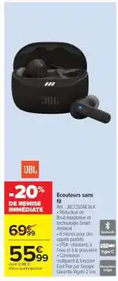 Carrefour Écouteurs sans fil offre