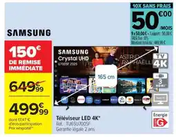 Carrefour Téléviseur LED 4K offre