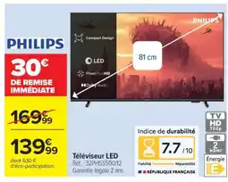 Carrefour Téléviseur LED Philips offre