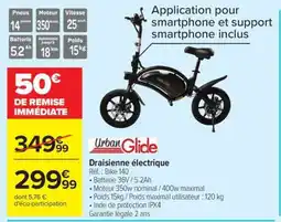 Carrefour Draisienne électrique offre