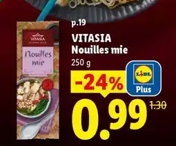Lidl VITASIA Nouilles mie offre