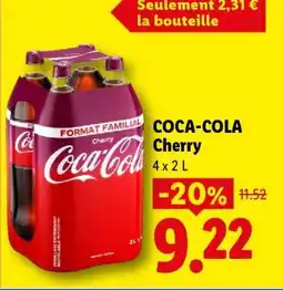 Lidl COCA-COLA Cherry offre