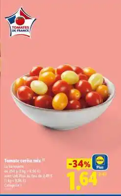Lidl Tomate cerise mix offre
