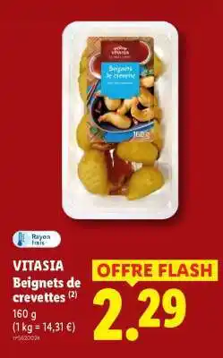 Lidl VITASIA Beignets de crevettes offre