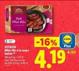 Lidl VITASIA Mini ribs à la sauce hoisin offre