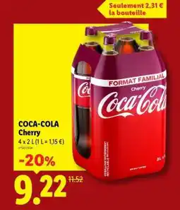 Lidl COCA-COLA Cherry offre