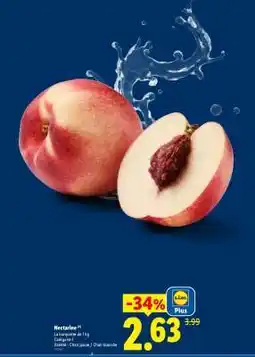 Lidl Nectarine offre