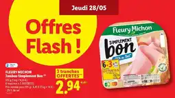Lidl FLEURY MICHON Jambon Simplement bon offre