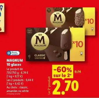 MAGNUM 10 glaces