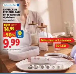 Lidl SILVERCREST PERSONAL CARE Set de manucure et pédicure offre