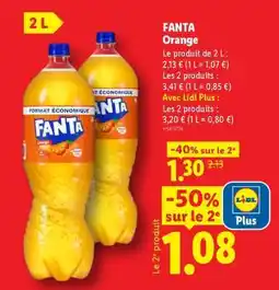 Lidl Fanta Orange offre