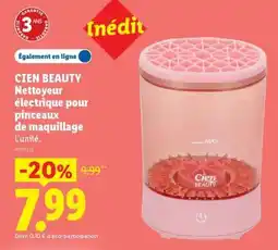 Lidl CIEN BEAUTY Nettoyeur électrique pour pinceaux de maquillage offre