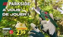 Lidl PARKSIDE Sécateur offre