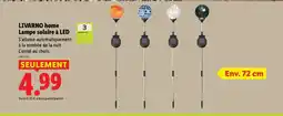 Lidl LIVARNO home Lampe solaire à LED offre