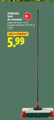 Lidl PARKSIDE Balai de cantonnier offre
