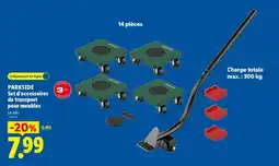 Lidl PARKSIDE Set d'accessoires de transport pour meubles offre