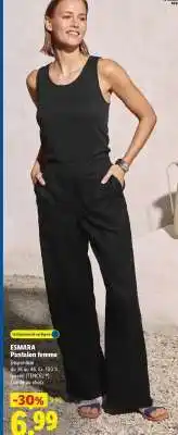 Lidl ESMARA Pantalon femme offre