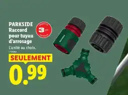 Lidl PARKSIDE Raccord pour tuyau d'arrosage offre