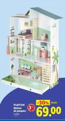 Lidl PLAYTIVE Maison de poupées L'unité offre