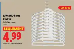 Lidl LIVARNO home Cintres offre