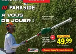 Lidl PARKSIDE Taille-haies télescopique sans fil offre