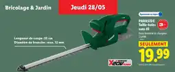 Lidl PARKSIDE Taille-haies sans fil offre