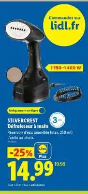 Lidl SilverCrest Défroisseur à main offre