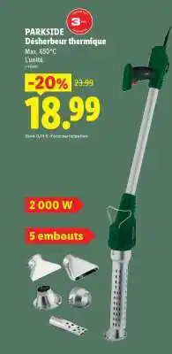 Lidl PARKSIDE Désherbeur thermique offre