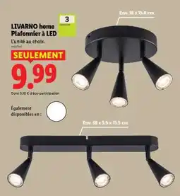 Lidl LIVARNO home Plafonnier à LED offre