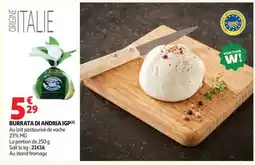 Auchan BURRATA DI ANDRIA IGP offre