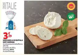 Auchan MOZZARELLA DI BUFFALA DOP CAMPANA offre