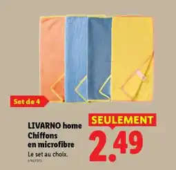 Lidl LIVARNO home Chiffons en microfibre offre