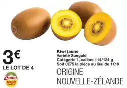 Monop' Kiwi jaune variété sungold offre