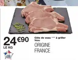 Monop' Côte de veau à griller veau offre