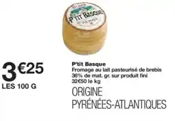 Monop' P'tit Basque offre