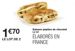 Monop' Suisses pépites de chocolat offre