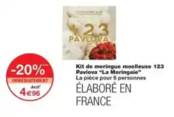 Monop' Kit de meringue moelleuse 123 pavlova la meringaie offre