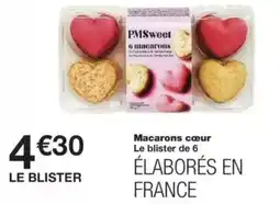 Monop' Macarons cœur offre
