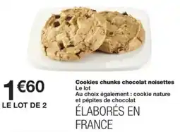 Monop' Cookies chunks chocolat noisettes offre