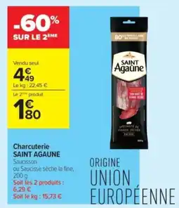 Carrefour Contact SAINT AGAUNE Charcuterie offre