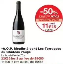 Monop' A.o.p. moulin-à-vent les terrasses du château rouge offre