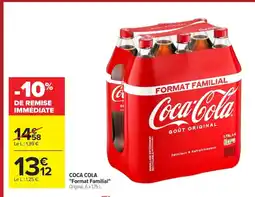Carrefour COCA COLA Format Familial offre