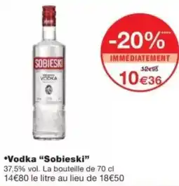 Monop' Vodka sobieski offre
