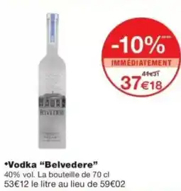Monop' Vodka belvedere offre