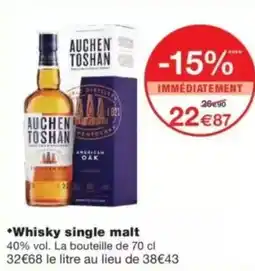 Monop' Whisky single malt offre